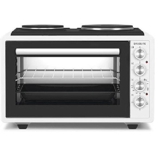 ELECTRIC MICRO OVEN WITH 2 HOB  URBAN CHEF 3702 WH (37LT / ΛΕΥΚΟ)